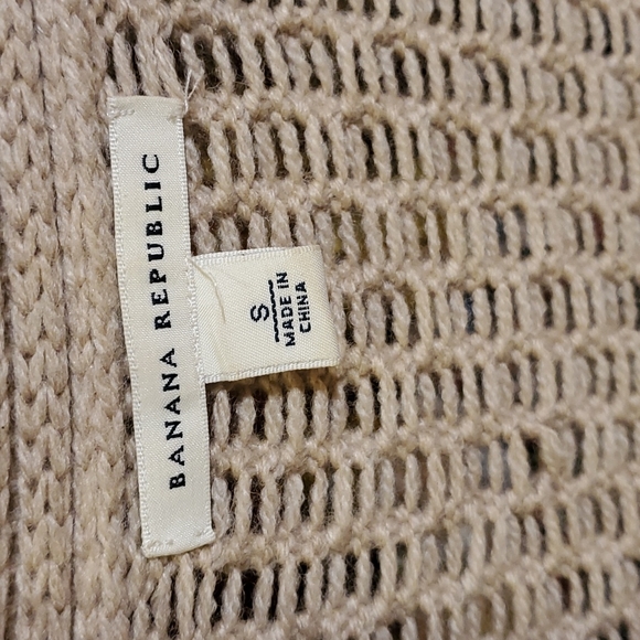 Banana Republic  baige long cardigan with pockets - Picture 2 of 4